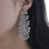 Destiny Jewels Oxidised Traditional Tribal Muse Afgani Silver Dew Drop Earrings For Women & Girls