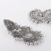 Destiny Jewels Oxidised Traditional Kundan Afgani Tribal Silver Earrings For Women & Girls